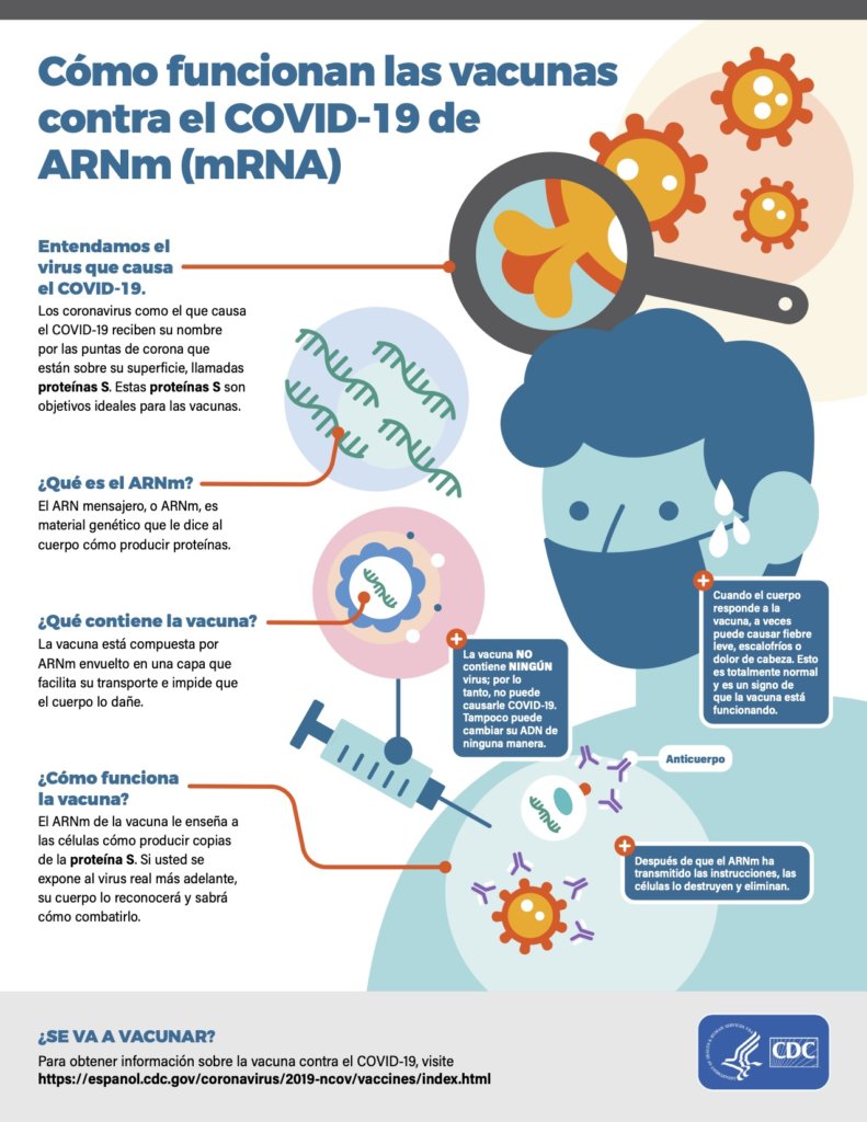 Spanish explanation of vaccine